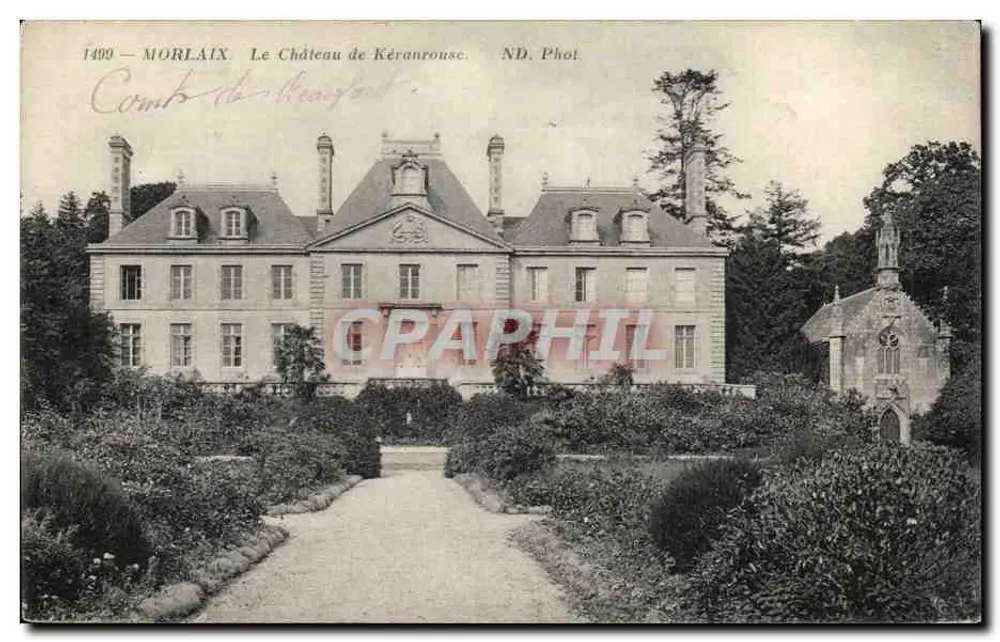Morlaix — O Castelo de Kéranrouse — ND. Fot. - Frente