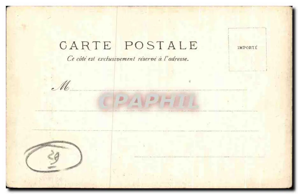Morlaix — Alte Häuser in der Rue des Vignes — A.F. Nr. 208 - Rückseite
