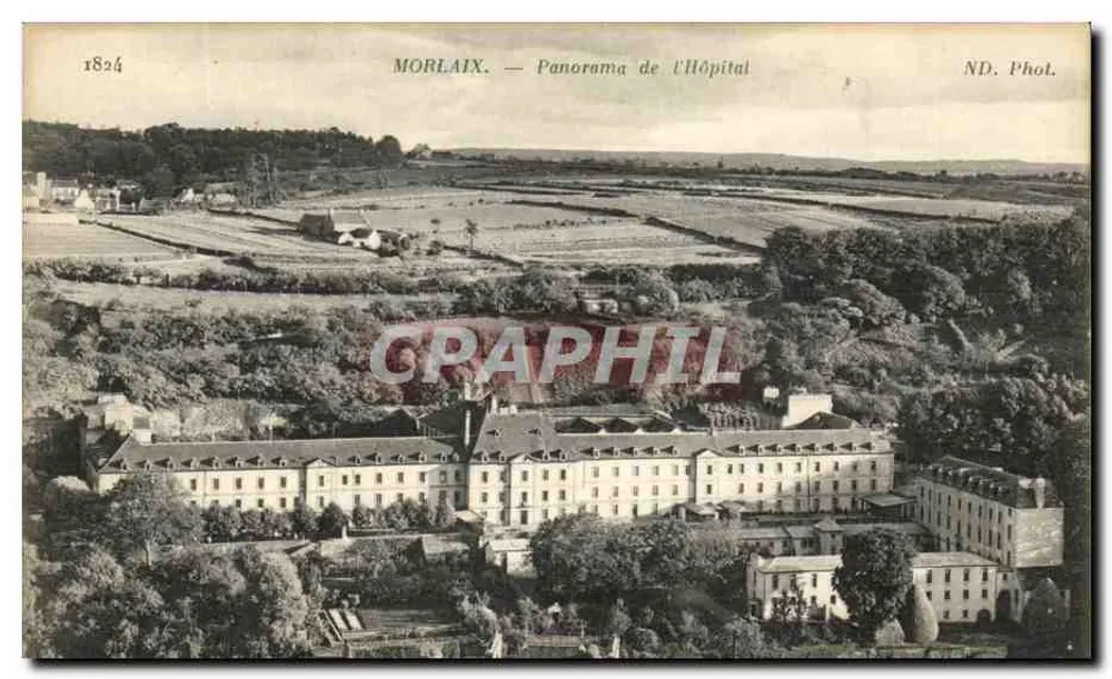 Morlaix — Panorama do Hospital — ND. Fot. - Frente
