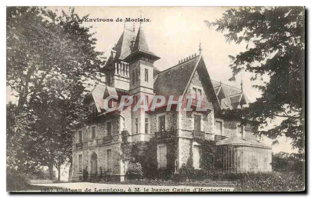 Schloss Lannigon — Umgebung von Morlaix — Verlag Breiz (Bretagne) - Vorderseite