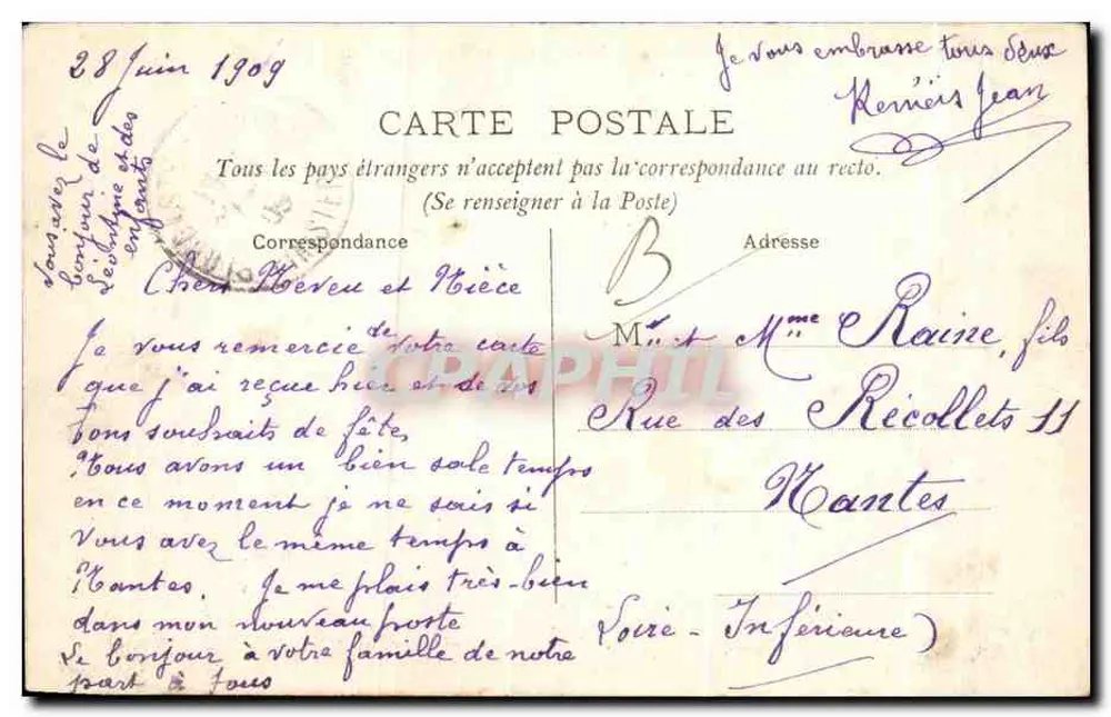 Morlaix — Vista Geral e Viaduto. - G. B. - Verso