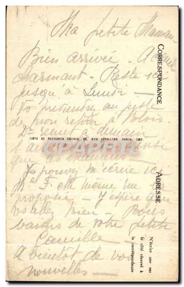Morlaix — Tor des Treppenaufgangs der Grande Rue — LL - Rückseite