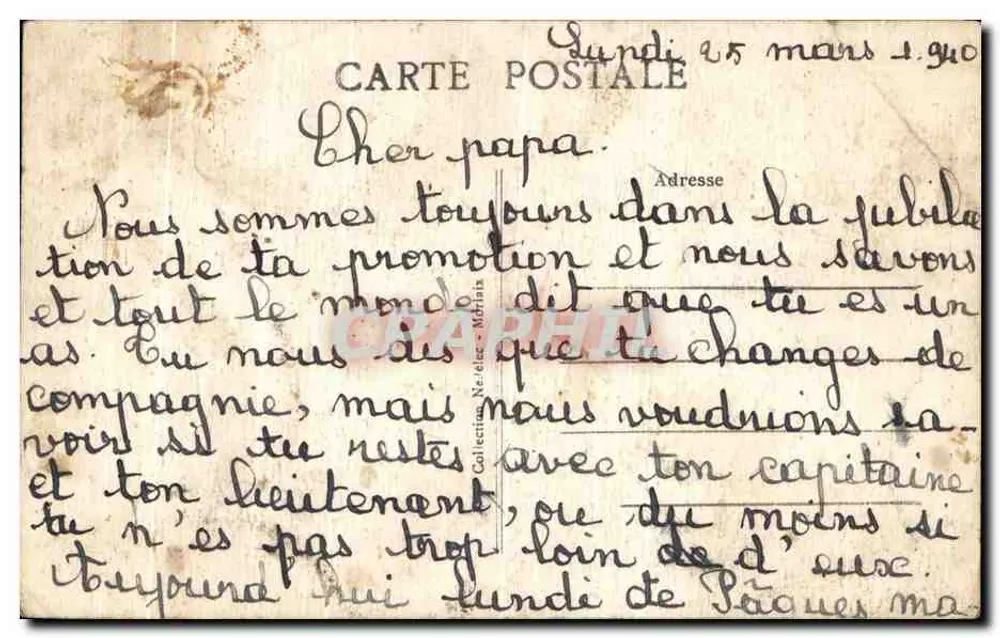 Morlaix (Finistère) — Kapelle Notre-Dame-de-la-Salette — Verlag nicht sichtbar - Rückseite