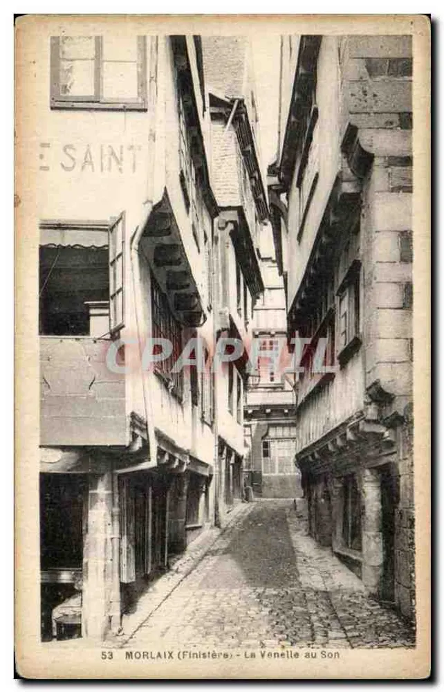 Morlaix (Finistère) - A Venelle au Son — editor não identificado, número de série 53 - Frente