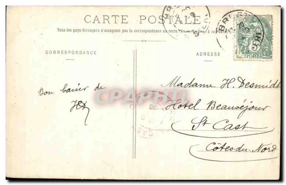 Morlaix — Perspectiva do Viaduto — G.R.N.G. - Verso
