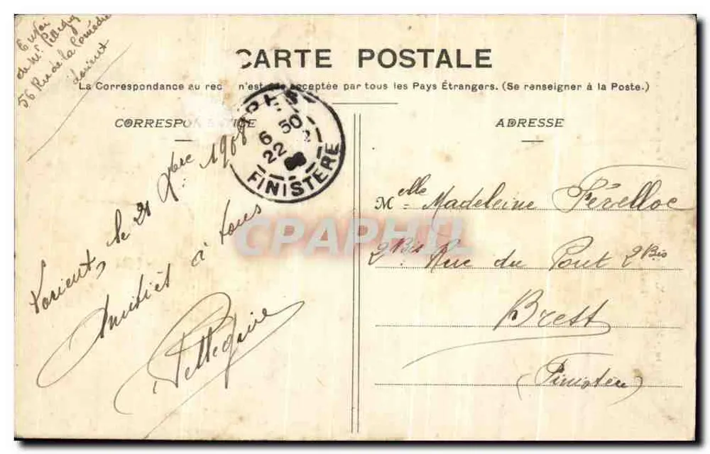 Morlaix - La Coiffe à Cornette - Hochzeitskleid - Rückseite