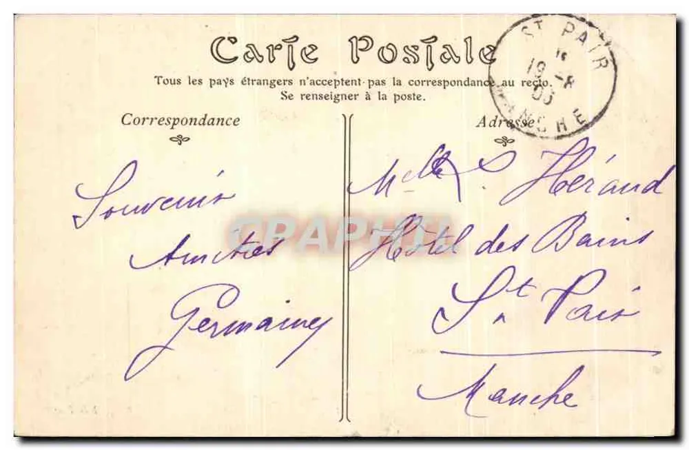 Rodovia de Morlaix para Carantec — Farol da Lande - Verso