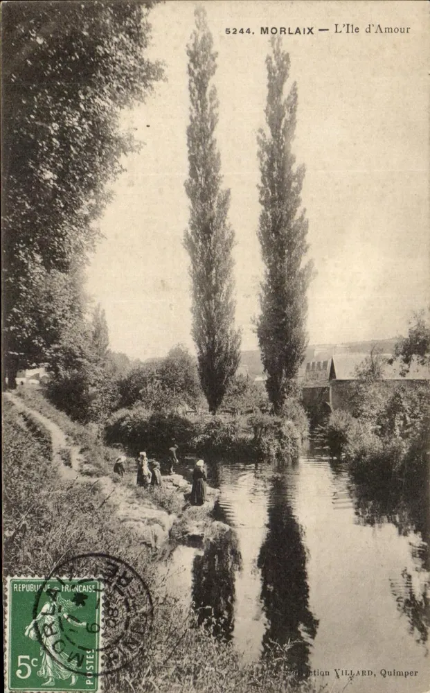 Morlaix — A Ilha de Amor — Edição Villard, Quimper - Frente