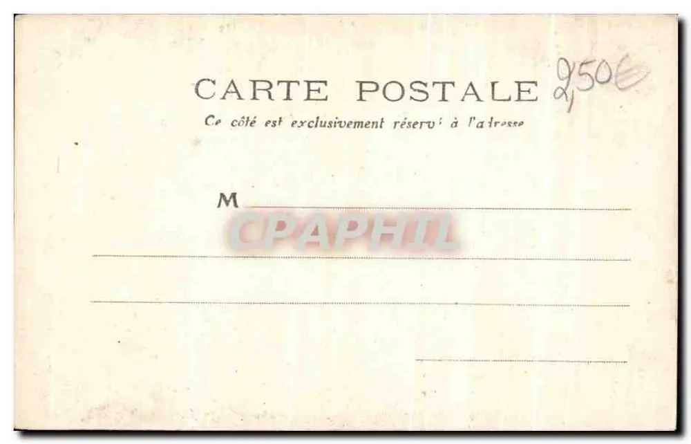 Morlaix - Altes Haus, Rue des Vignes — Sammlung Andrieux, Verlag Toute la Bretagne, n°4 - Rückseite