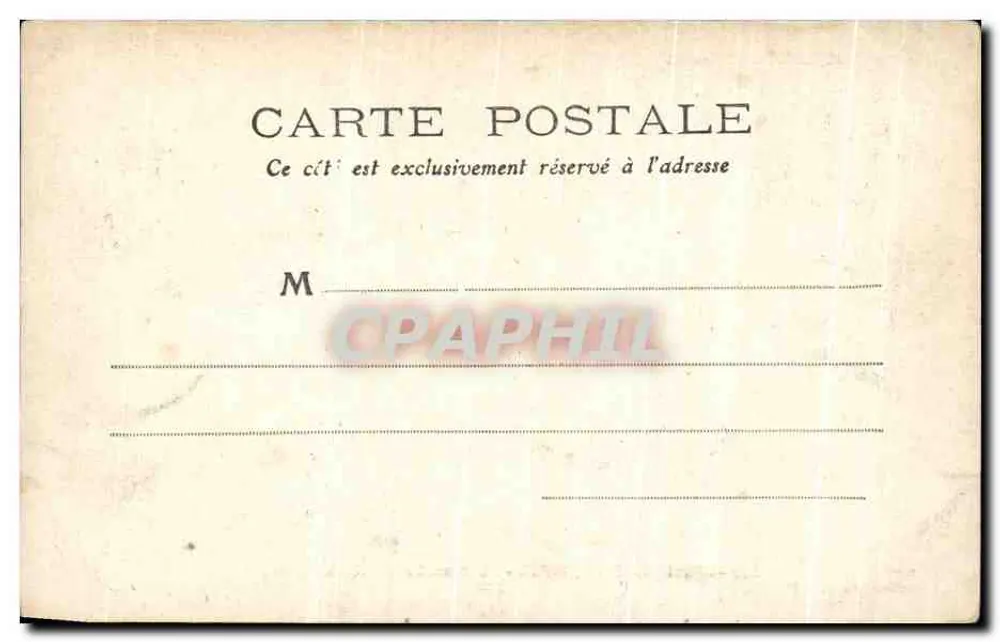 Dintorni di Morlaix — Castello di Lannigou — Collezione Andrieu, n°350 - Verso