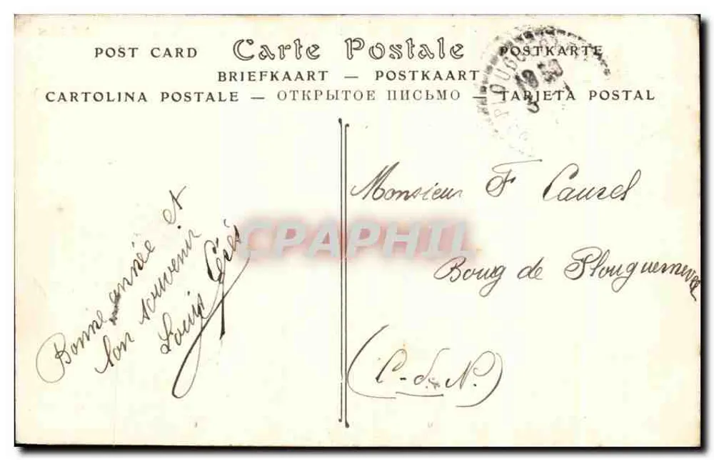 Morlaix — Vista geral do Bairro Saint-Martin — ND Fot. n°153 - Verso