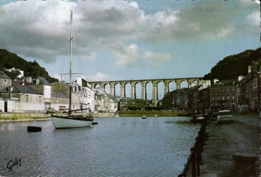 MORLAIX (Nord-Finistère) — A Baía e o Viaduto — Gaby Color - Frente