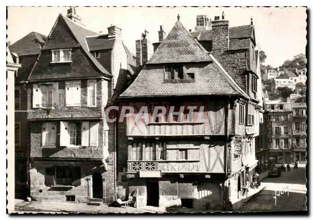 Morlaix (Finistère) — Velha casa do século XVI, Place des Halles — Les Éditions d'Art, Paris - Frente