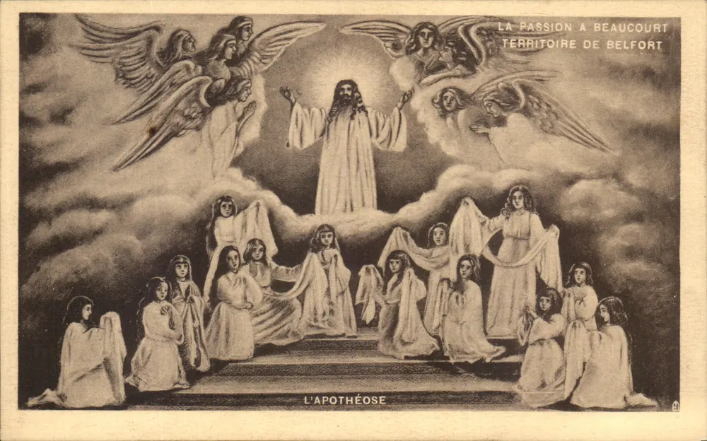 Die Apotheose — Die Passion in Beaucourt, Territorium von Belfort — Die Apotheose - Vorderseite