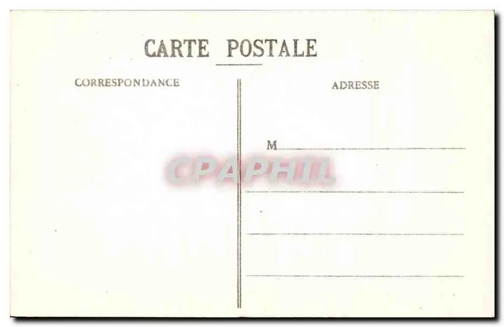 Limoges - Kasernen des 21. Leichtreiters Regiments — Édit. du Courrier du Centre, Limoges - Rückseite