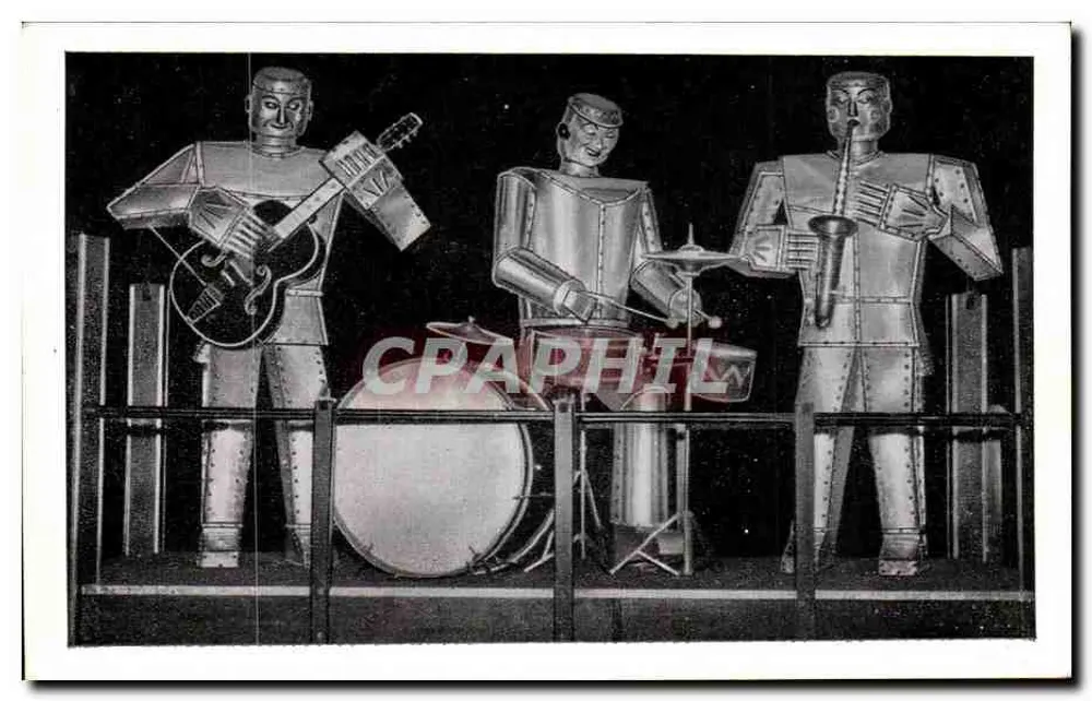 Robots musiciens — Angers — Galeries de l'Anjou - Recto