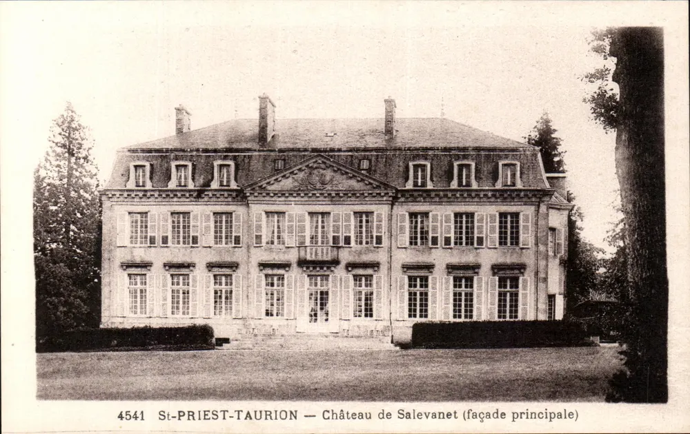 St-PRIEST-TAURION — Schloss Salevanet (Hauptfassade) — Ed. Baudeau n°4541 - Vorderseite