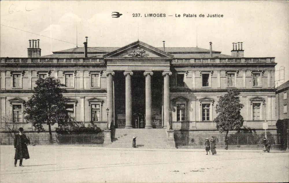 Limoges — Het Paleis van Justitie — Anonieme uitgever, nr. 237 - Voorkant