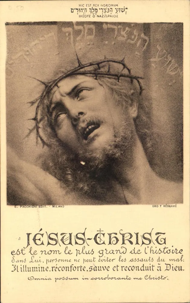 Jesus Christus — Kreuzigung — E. Pacchioni Edit., Milano - Vorderseite