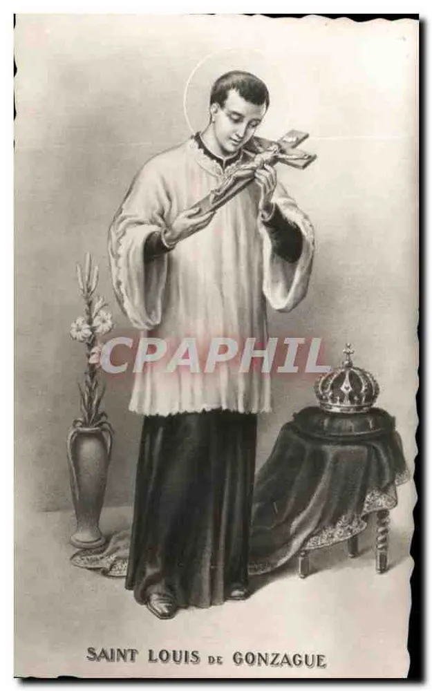 São Luís de Gonzaga — representação religiosa — Deledit, N°5 - Frente