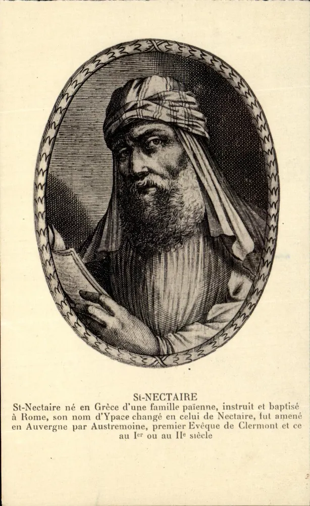 St-Nectaire — erster Bischof von Clermont — Nr. 3 - Vorderseite