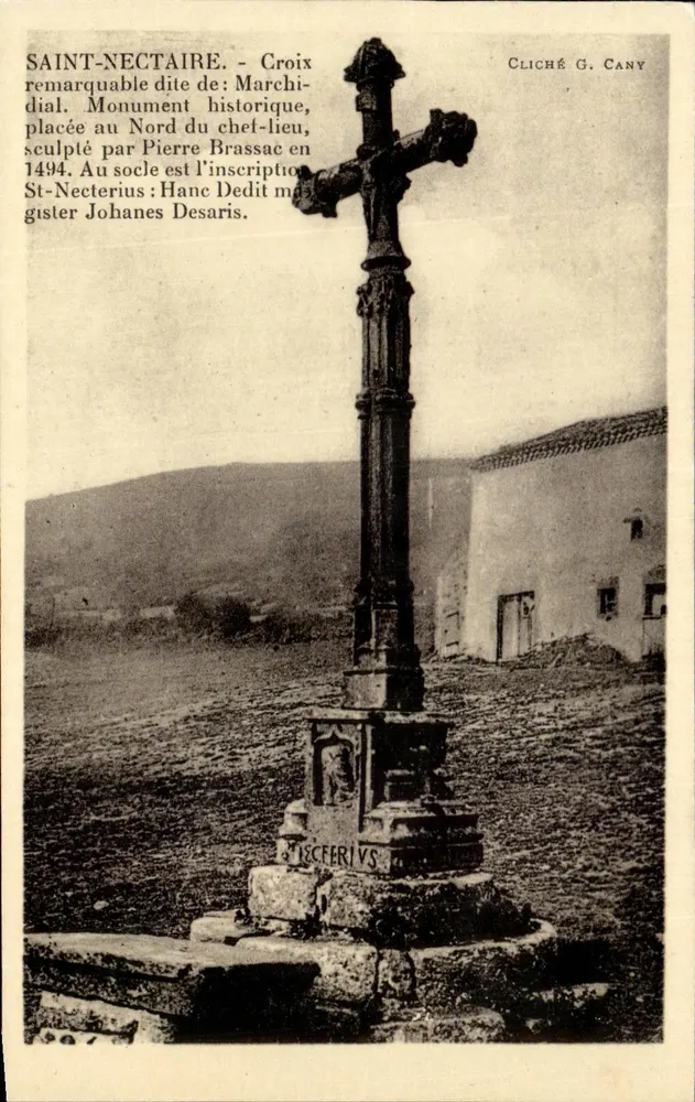 Saint-Nectaire - bemerkenswerte Kreuzung von Marchidial - Foto von G. Cany - Vorderseite