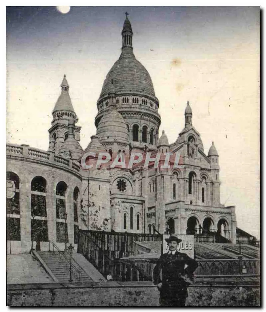 Sacre-Cœur de Montmartre — vista panorâmica — editor desconhecido, número de série não visível - Frente