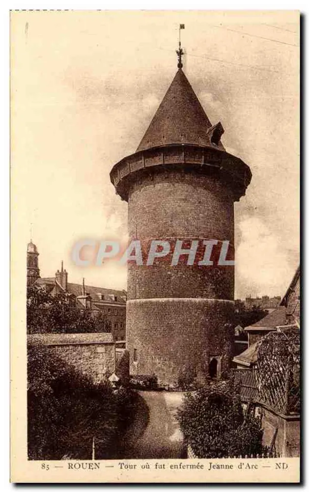 Rouen — Turm, in dem Joan of Arc gefangen gehalten wurde - Vorderseite
