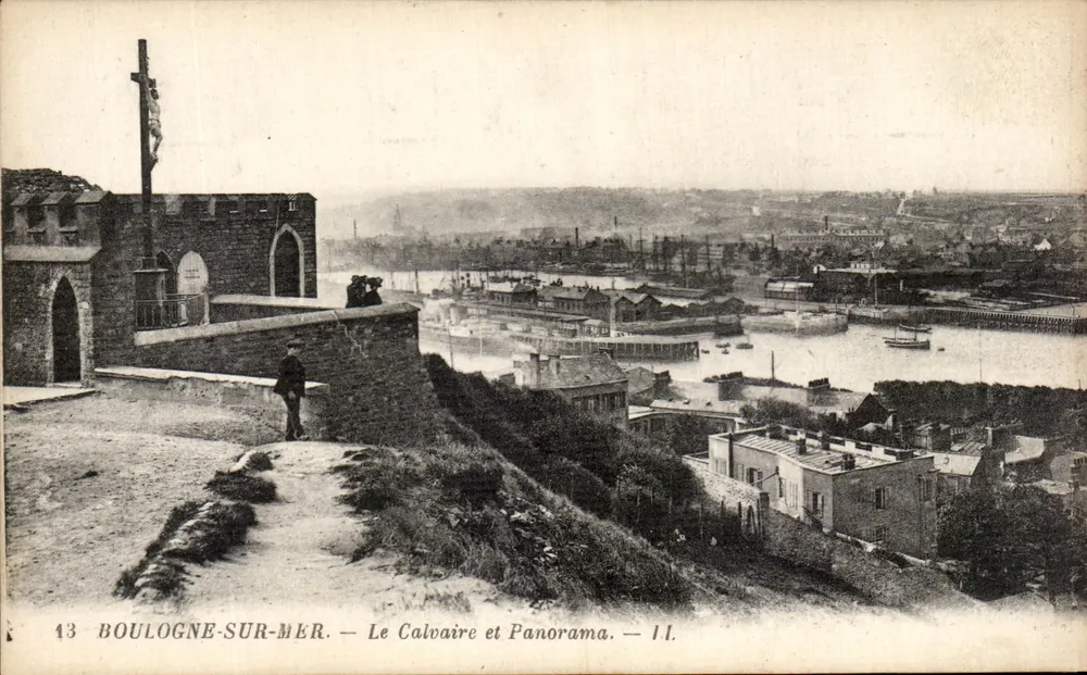 Boulogne-sur-Mer — Der Calvary und Panorama — II. — Verleger Lévy Fils et Cie, Paris. - Vorderseite