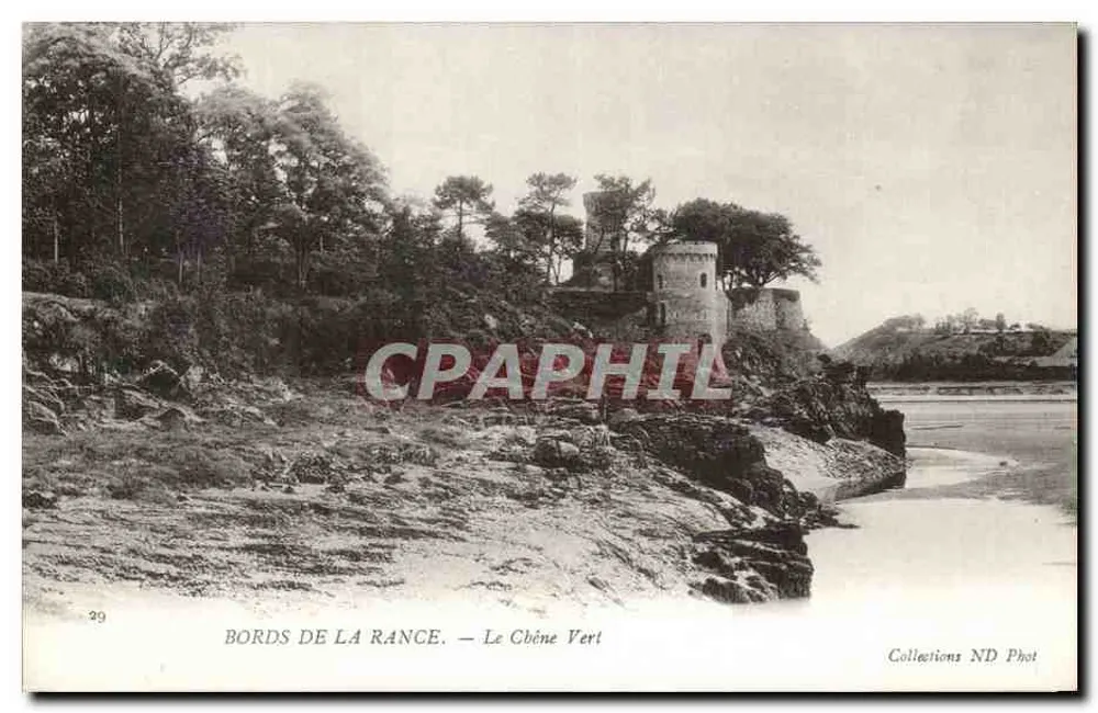 Margens da Rance — O Carvalho Verde — Coleções ND Phot - Frente