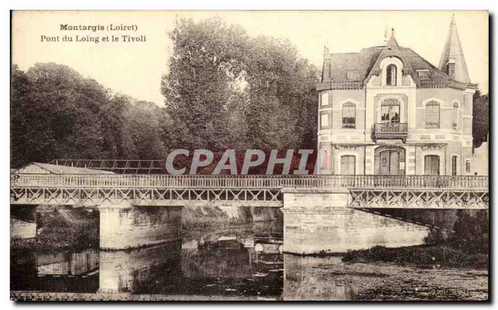 Montargis (Loiret) — Brücke des Loing und Tivoli — unbekannter Verlag - Vorderseite
