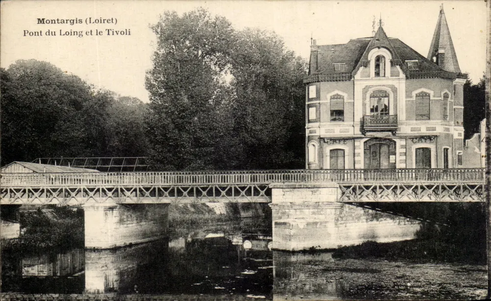Montargis (Loiret) — Brücke des Loing und Tivoli — Verleger unbekannt - Vorderseite