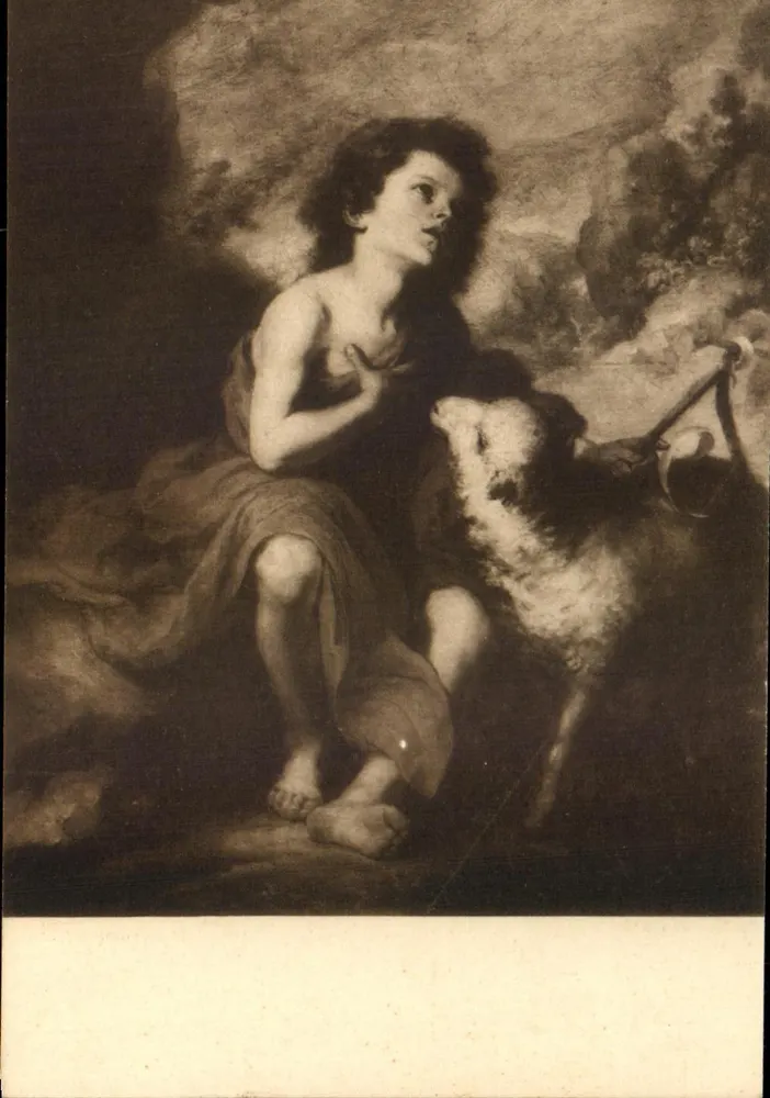 San Juan Bautista — Murillo — Museo del Prado. 963 - Vorderseite