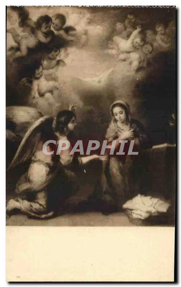 Die Verkündigung — Murillo — Musée du Prado 970 — Phototypie Hauser & Wernet-Madrid - Vorderseite