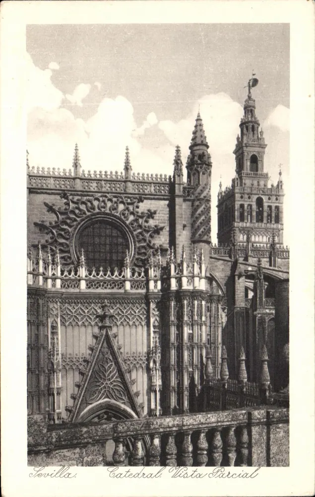 Sevilha. Catedral. Vista Parcial — Lujo-Grabado No. 65 - Frente