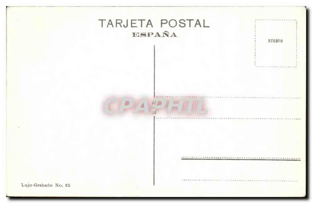 Sevilha. Catedral. Vista Parcial — Lujo-Grabado No. 65 - Verso