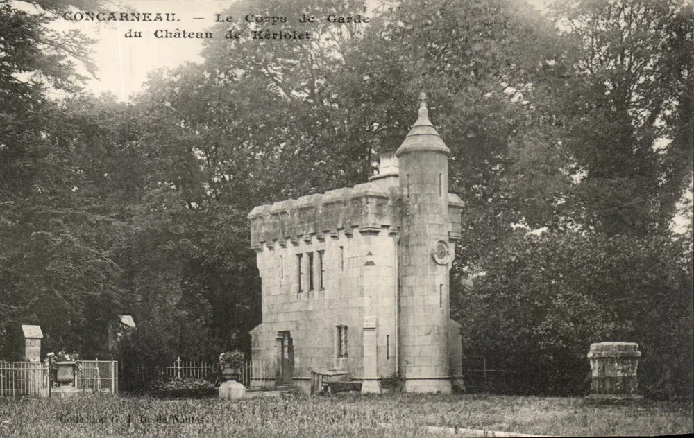 Concarneau — O Corpo de Guarda do Castelo de Kériolet — Coleção G. F. de Nantes - Frente