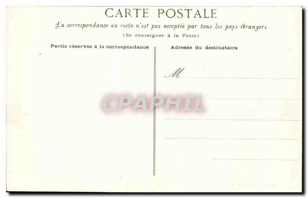 Concarneau — O Corpo de Guarda do Castelo de Kériolet — Coleção G. F. de Nantes - Verso