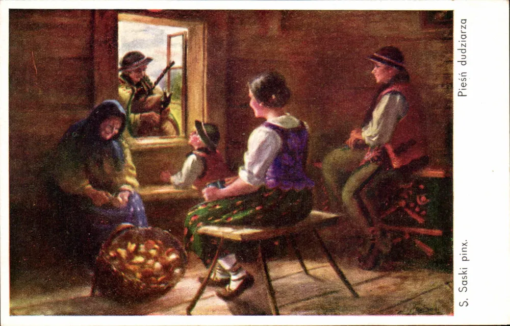 Cena de vida rustica — Piesń dudziarza — S. Saski - Frente