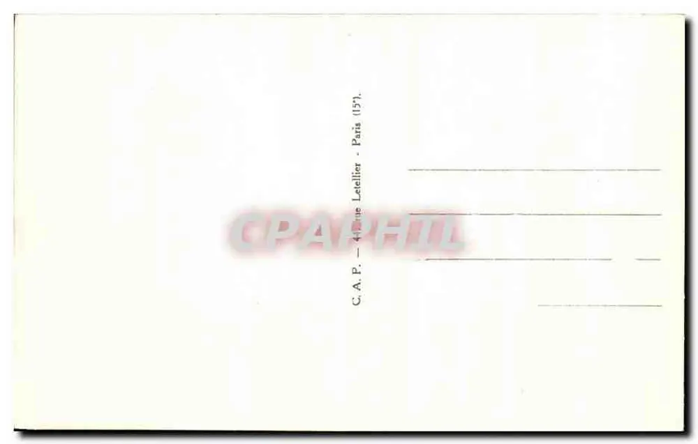 Vannes. Ansicht der Place des Lices an einem Markttag — Verlag C.A.P. — Nr. 24 - Rückseite