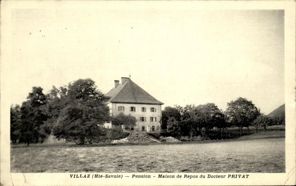 Villaz (Haute-Savoie) — Pension — Maison de Repos du Docteur Privat — Photo R. Selva, 7, rue de Nicod, Genève - Vorderseite
