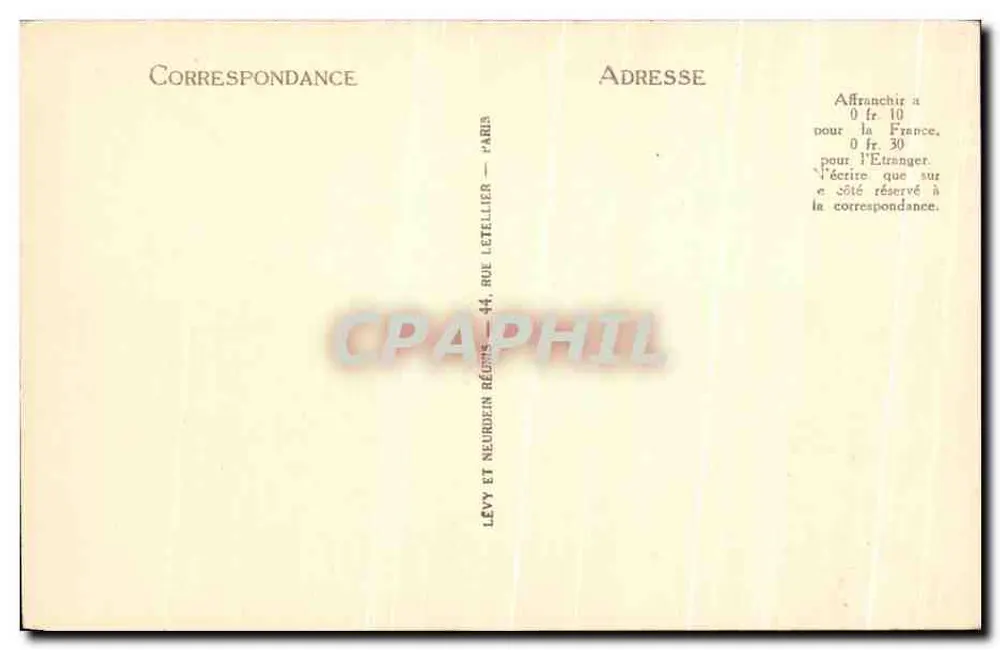 Schloss Compiègne - Ansicht der Beaux-Monts — ND, n° 217 - Rückseite