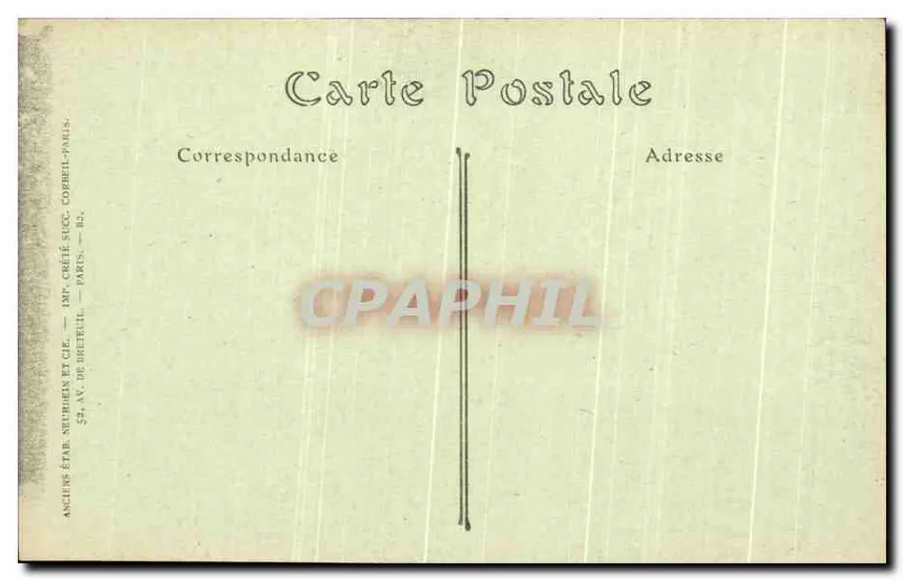 Compiègne — A Entrada do Parque — JND Phot. - Verso