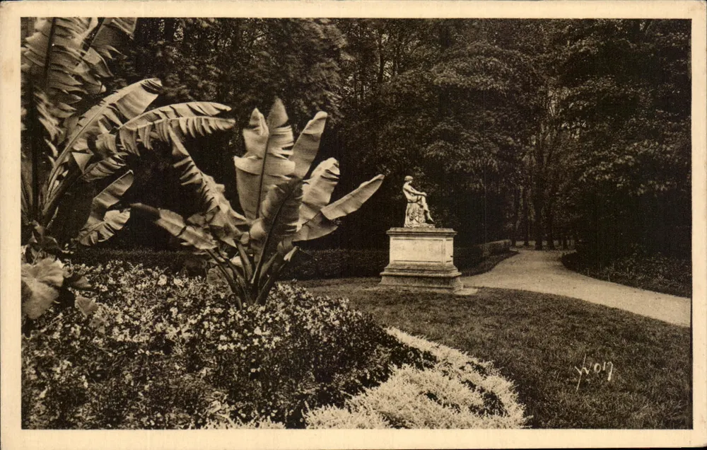 Schloss Compiègne — Der Park (Detail) — Édition d'Art YVON - Vorderseite