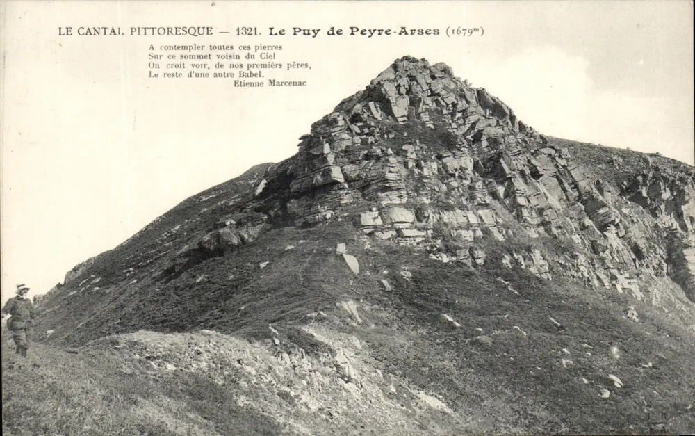 Le Puy de Peyre-Arses (1679m) — Das pittoreske Cantal — unbekannter Verlag, Seriennummer nicht sichtbar - Vorderseite