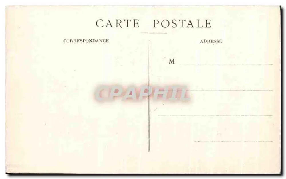 Murat — Schloss Anterroche (15. Jahrhundert), von der Straße aus gesehen — LE CANTAL PITTORESQUE - Rückseite