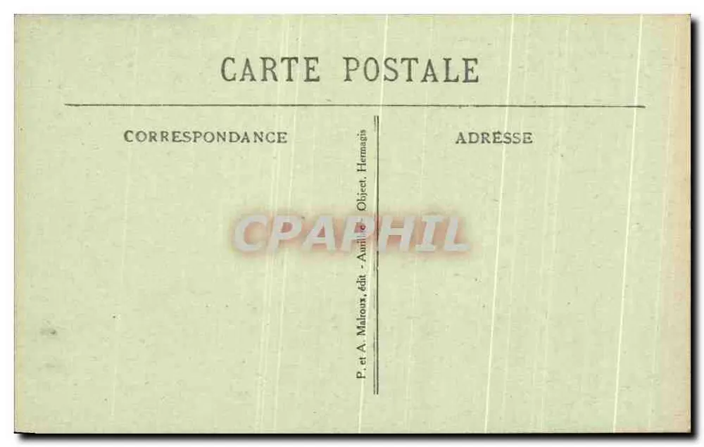 Schloss Anterroche — Umgebung von Murat — Cantal — L'Auvergne Pittoresque - Rückseite