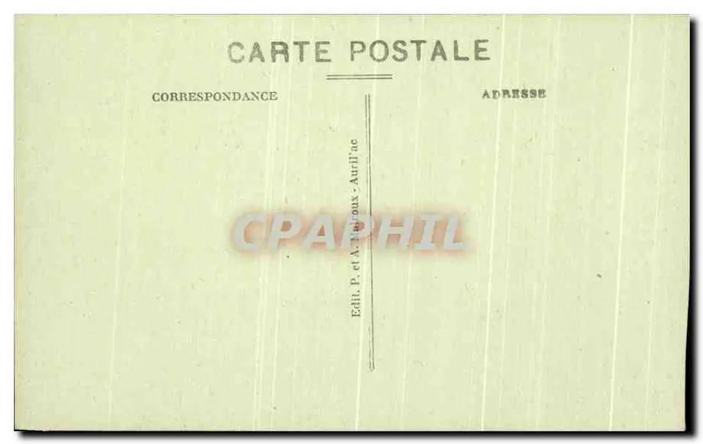 Murat — Panoramablick — Verleger P. et A. Maroux - Aurillac - Rückseite