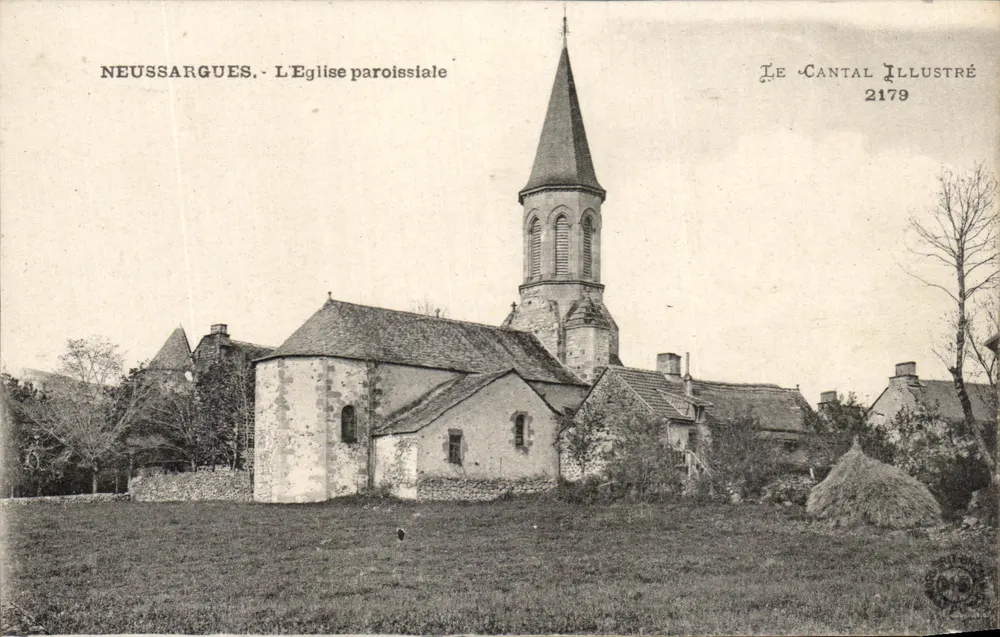 Neussargues - Die Pfarrkirche — Le Cantal Illustré n°2179 - Vorderseite