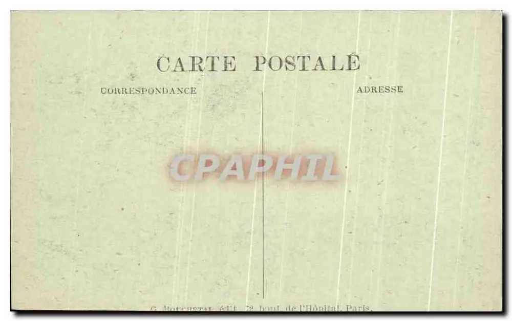 Sainte-Anastasie — Das Dorf und der Lagerplatz — Verlag G. Borcupal, Paris - Rückseite